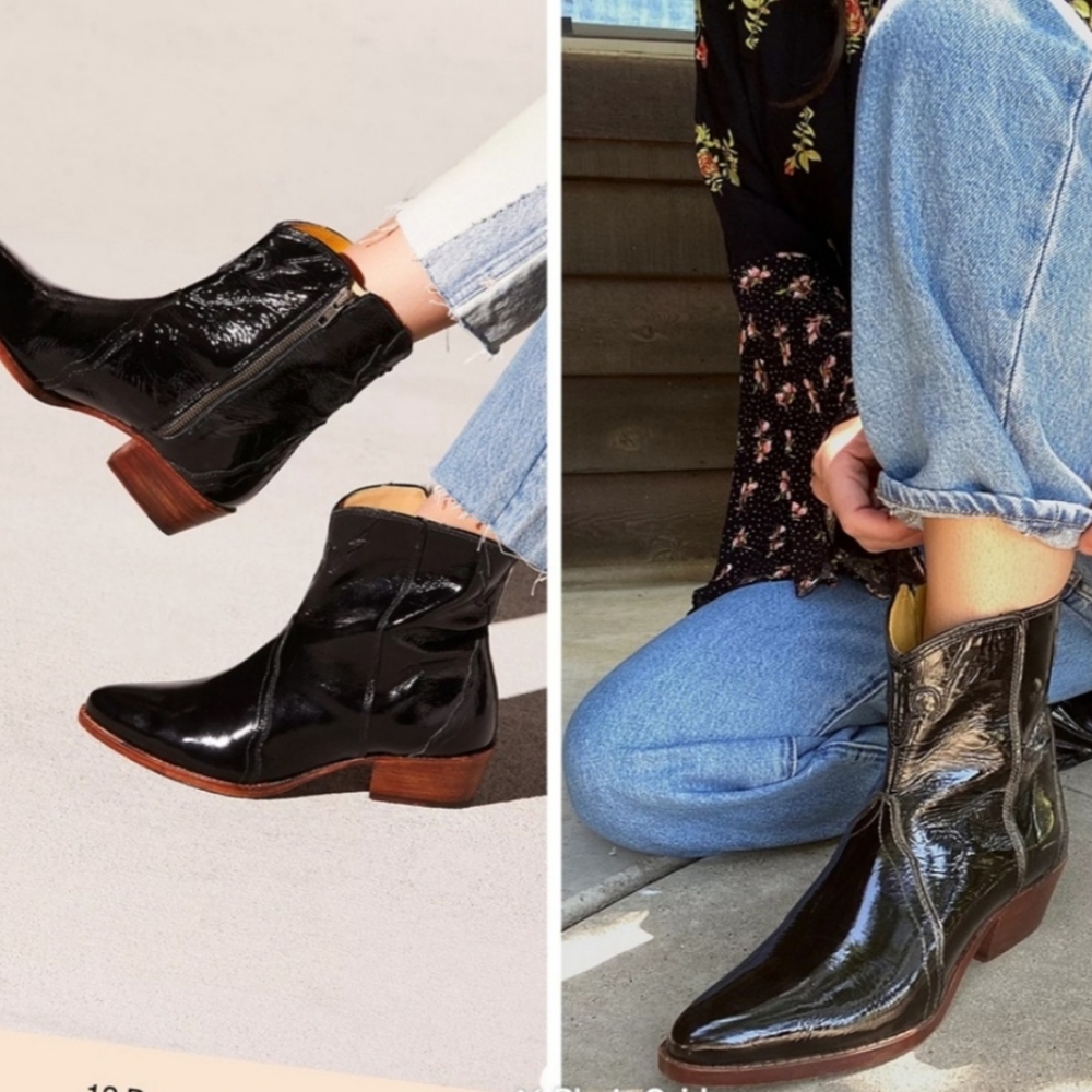 NWOT Free People New Frontier Western Boots